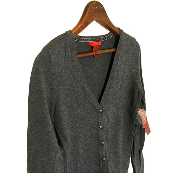 Red NWT Cotton Blend Cardigan - Picture 2 of 7